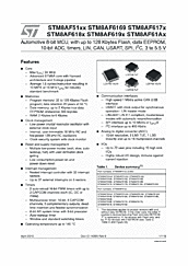 DataSheet STM8AF5178 pdf